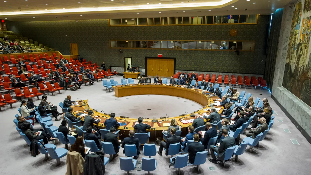 Vue d’ensemble de la réunion du Conseil de sécurité sur l’évolution et les tendances en Afrique de l’Ouest et au Sahel. 