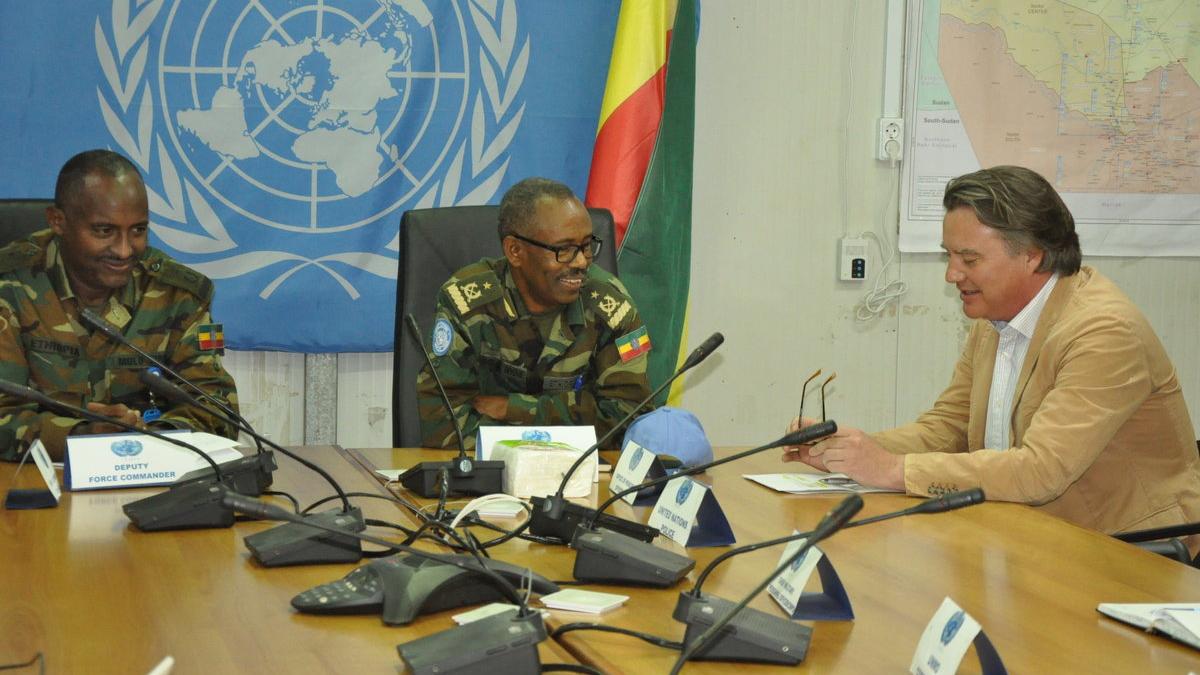 New JBVMM Chief visits Abyei area New JBVMM Chief visits Abyei area