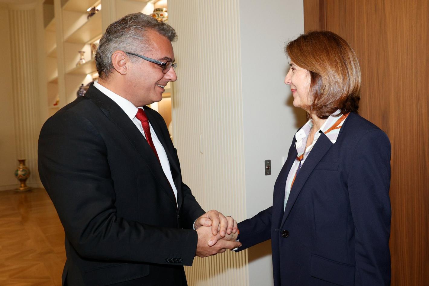 Personal Envoy María Ángela Holguín Meets with Tufan Erhürman Ahead of Leaders’ Meeting