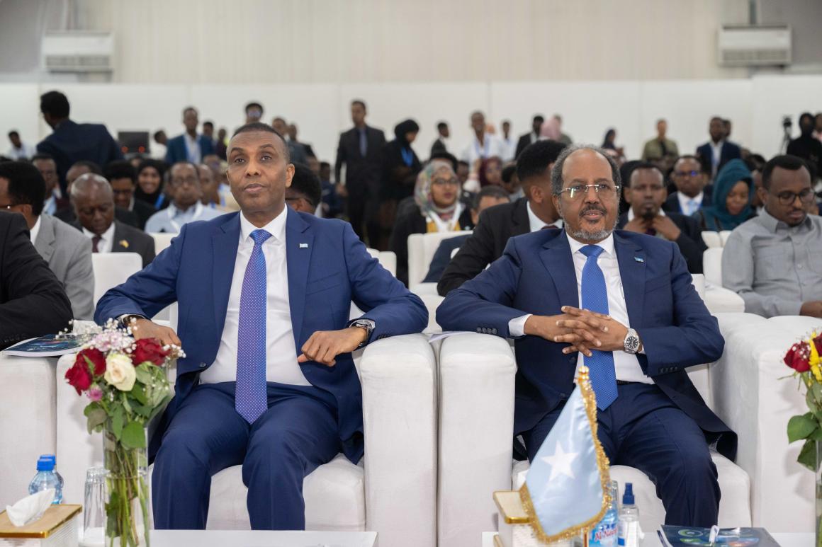 President Hassan Sheikh Mohamud and Prime Minister Hamza Abdi Barre